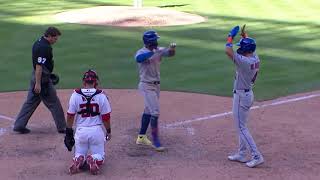 Lindor's Monster Home Run Goes Into The Second Deck!!!