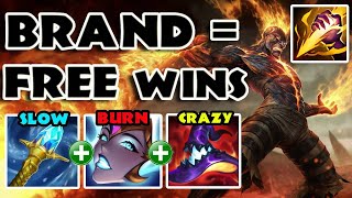 BRAND IS THE EASIEST WAY TO WIN JUNGLE AT LOW ELO! (VERY FUN AND EASY)