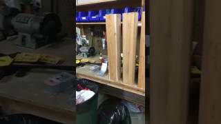 Building a craps table part 1 I built a craps table out of cedar and metal.