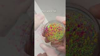 Sprinkle, transfer, create. ✨Every design is one of a kind. Would you try this? 💅 Sprinkle, transfer, create. ✨Every design is one of a kind. Would you try this? 💅