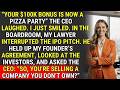 CEO Laughed About My Bonus. My Lawyer Killed His IPO.