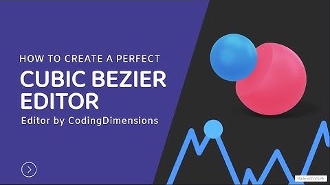 How to Create a Cubic Bezier Editor [f(x)] functions | CodingDimensions - No Talking