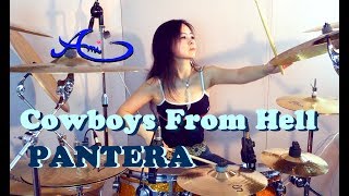 PANTERA - Cowboys from hell drum cover by Ami Kim (#18)