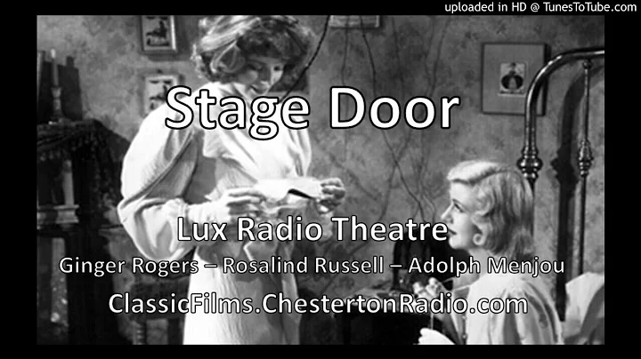 Stage Door - Ginger Rogers - Rosalind Russell - Ad...