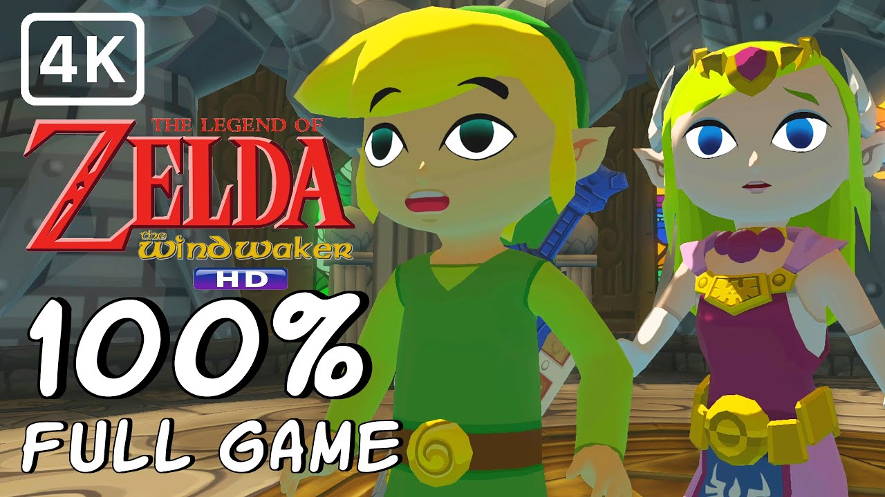 Zelda: The Wind Waker HD (WiiU) - FULL GAME 100% Walkthrough - Full  Gameplay 