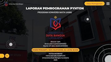 Aplikasi Konversi Mata Uang Menggunakan Program Python