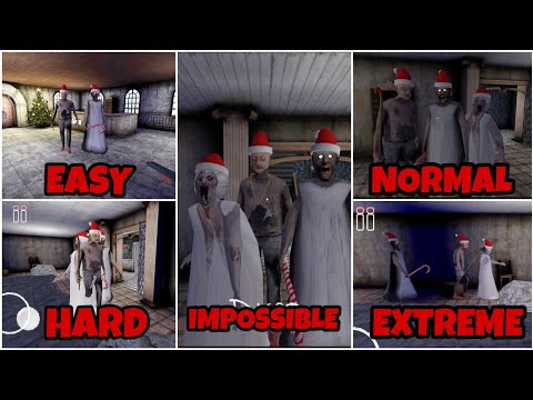 GRANNY 5 - EASY VS NORMAL VS HARD VS EXTREME VS IMPOSSIBLE