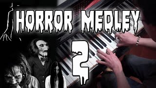 HORROR Themes PIANO MEDLEY #2 😱 by Rhaeide chords