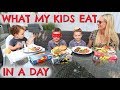WHAT MY KIDS EAT IN A DAY  |  SUMMER BARBECUE EDITION  |  EMILY NORRIS AD