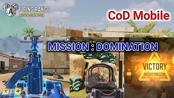 Domination | FIRING RANGE | Full Gameplay |CoD Mobile