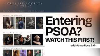 How to Format Images of Your Paintings for The PSOA International - with Anna Rose Bain