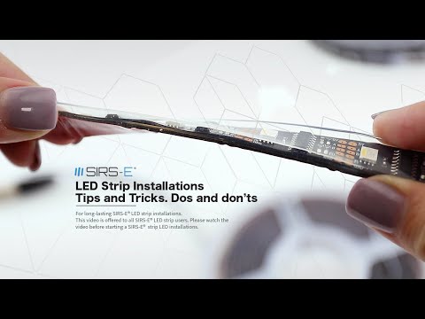 How to Install SIRS-E LED Strips Tips and Tricks
