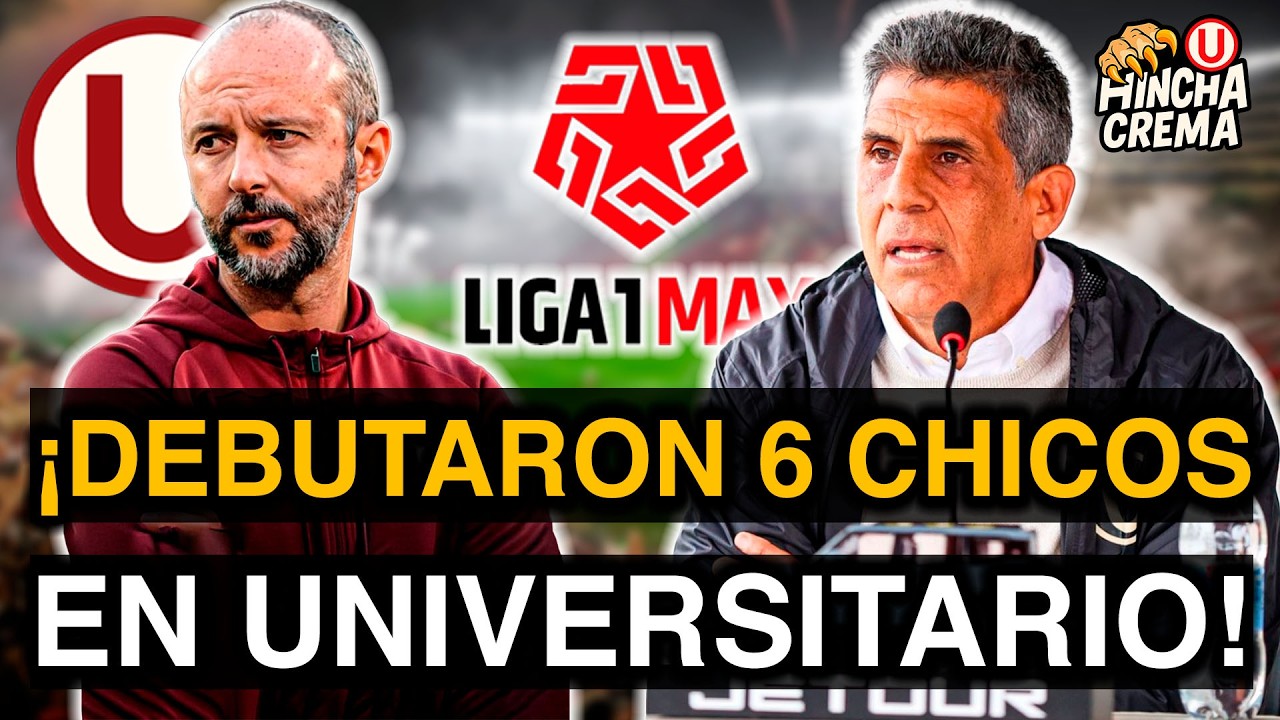 ¡HISTÓRICO! JAVIER RABANAL HACE DEBUTAR 6 CHICOS EN UNIVERSITARIO ANTE SPORT BOYS🏆U 0-1 BOYS