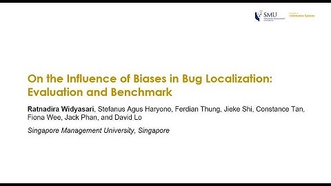 SANER2022 | RENE | #362 | On the Influence of Biases in Bug Localization: Evaluation and Benchmark