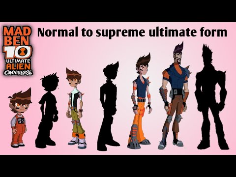 Mad Ben Evolution normal to supreme ultimate form  | ben 10 coloring