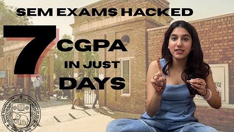 How I Cover My ENTIRE DU Syllabus in One Week| 7TIPS to score 7CGPA in 7DAYS