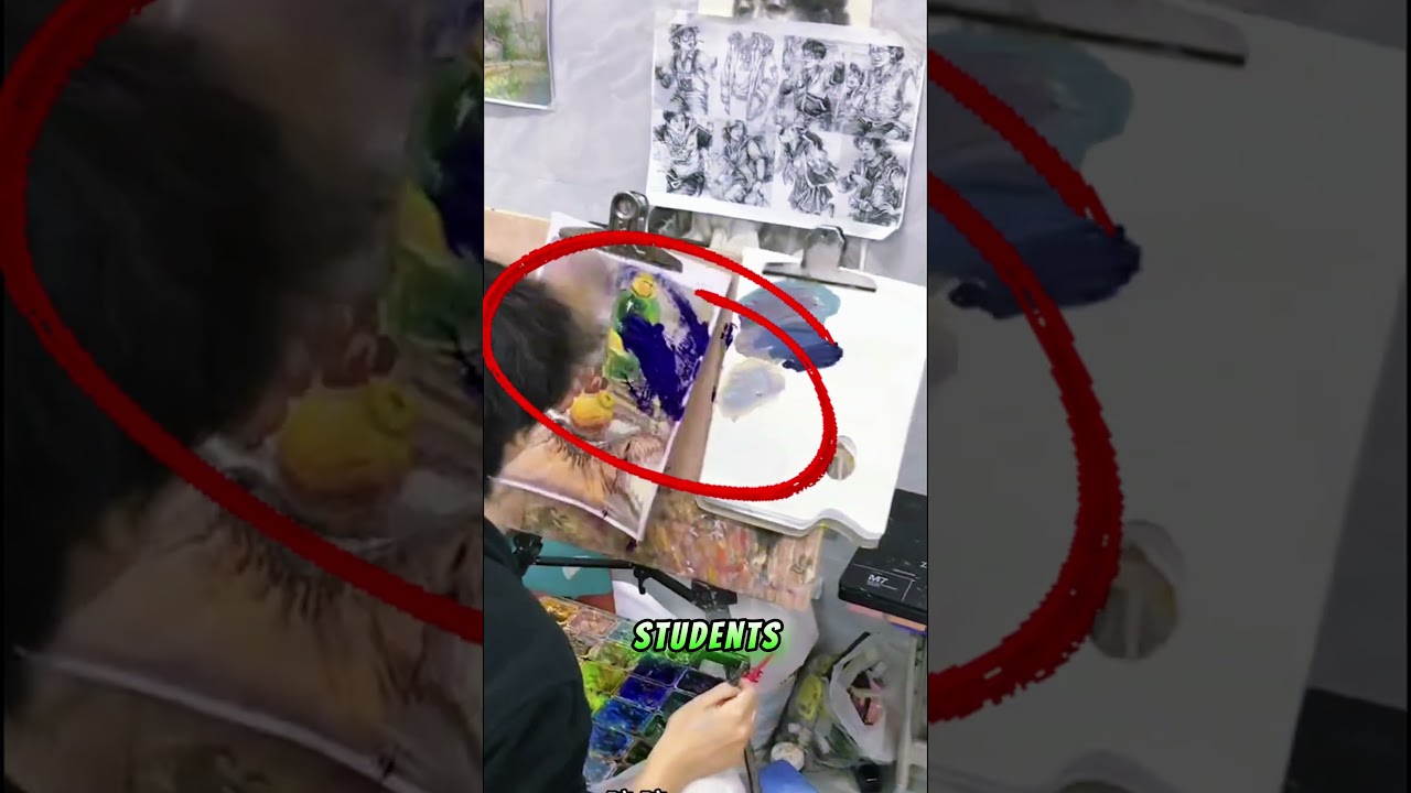 The strangest drawing school in china