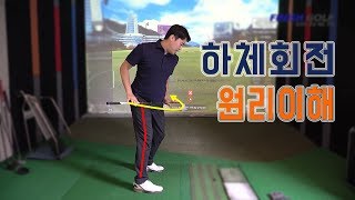 골반회전 하체회전 원리 이해를 위한 골프레슨!   프로들이 레슨하는 방법까지 알려줍니다 - [피니쉬골프] 김희종프로