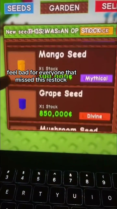Jandel abusing seed stocks😭😭 #growagarden #roblox #jandel