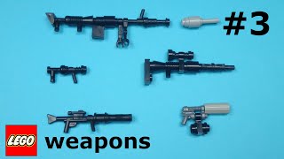 even more 8 Lego weapons for your minifigures |LW#3