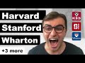 Harvard, Stanford & Wharton - MBA Decision Reaction 2021