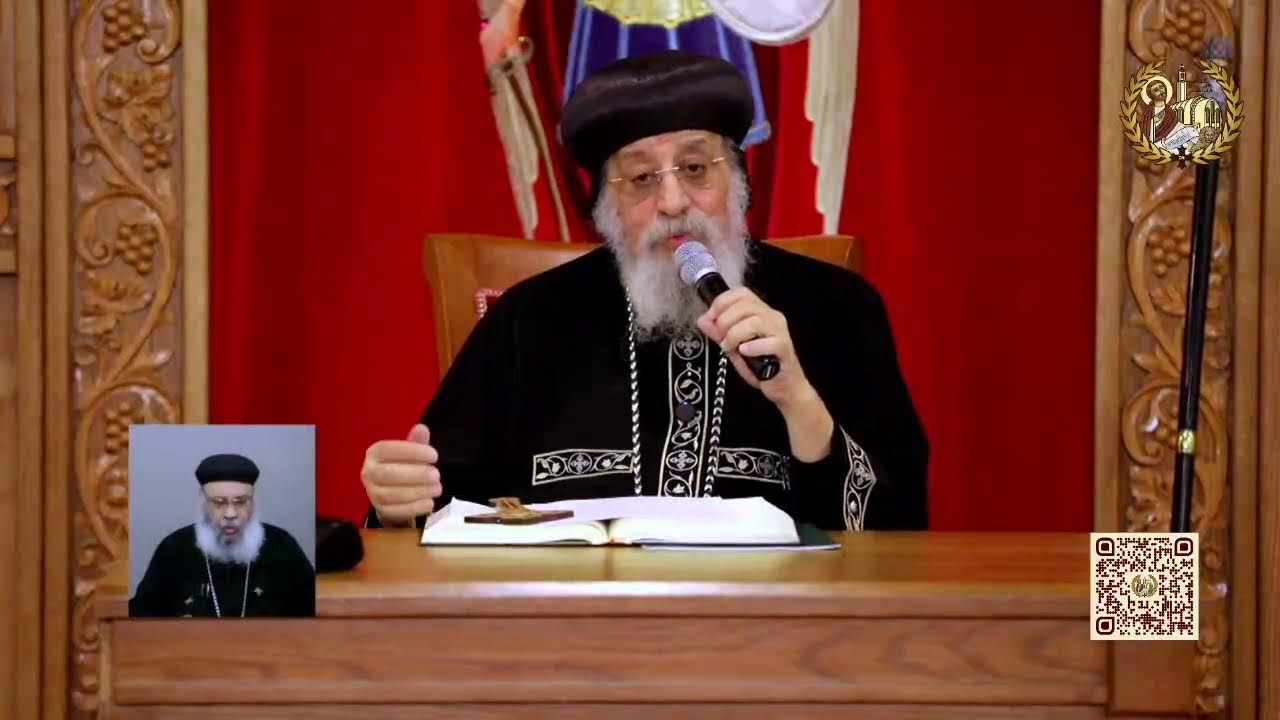الآن بث مباشر للعظة الأسبوعية لقداسة البابا تواضروس الثاني من كنيسة الملاك ميخائيل بالمقر البابوي