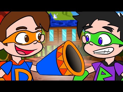 Super Drew Battles Ray Blank in Camp Color War! | Super Drew's #CampYouTube Adventures #WithMe Drew!