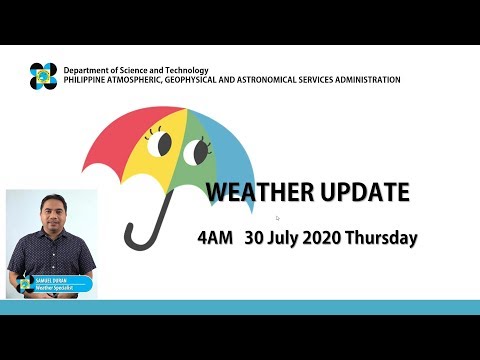 Public Weather Forecast Issued at 4:00 AM July 30, 2020