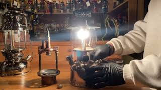 Mar.1949 Coleman US 242C vintage lantern Iight 点火動画