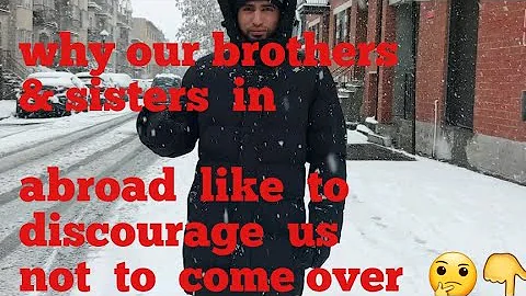 why our brothers  and sisters  Abroad   Discouragi...