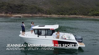 Day Cruise on the Jeanneau Merry Fisher 795 Sport Serie 2  Drone, Diving, Cake, Fishing, 32 knots