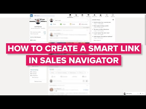 How to Create a Smartlink in Sales Navigator