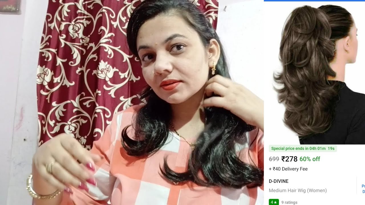 Flipkart Hair Extension Review And How To Use Hair Extension - YouTube