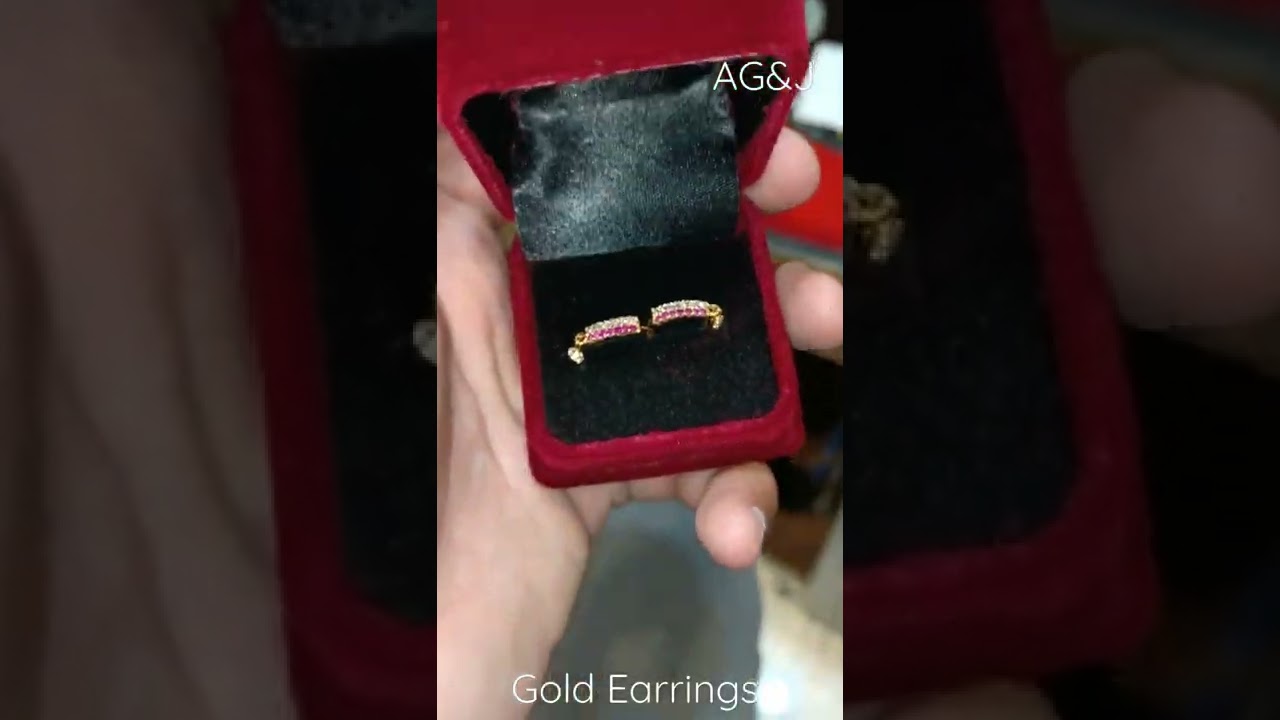 Gold Earrings | AG&J | 