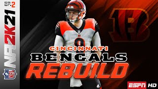 Playing 2K5 In 2021 | Roster Breakdown | Cincinnati Bengals Rebuild | EP. 2 (NFL 2K5)