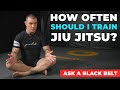 How often should you train jiu jitsu