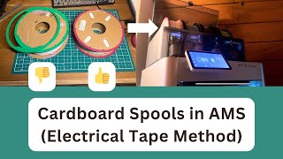 The Electrical Tape Method for Cardboard Filament Spools - 3D Printing