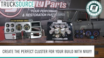 NVU Gauge Kit Overview: Elevating Classic Truck Dashboards