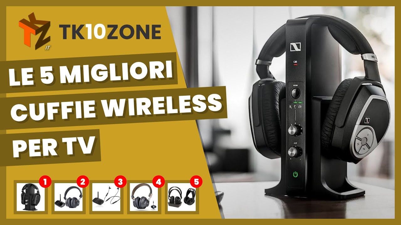 Le 5 migliori cuffie wireless per ascoltare la TV 