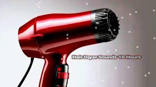 White Noise For Babies Blow Dryer Asmr - Soft Sleep Aid Audio