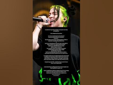 Billie Eilish's SHOCKING Disorder Confession! - YouTube