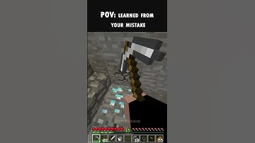 POV: learned from your mistake