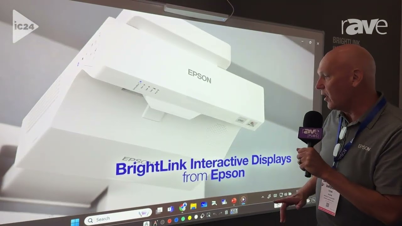 InfoComm 2024: Epson Shows Off BrightLink 770Fi Ultra-Short-Throw