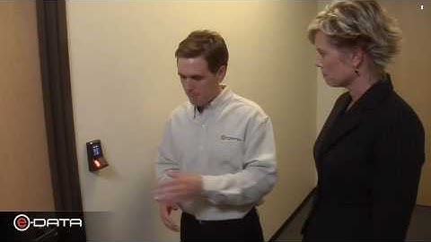 e-DATA Biometrics Single Door Unit enrollment (e-data.com)