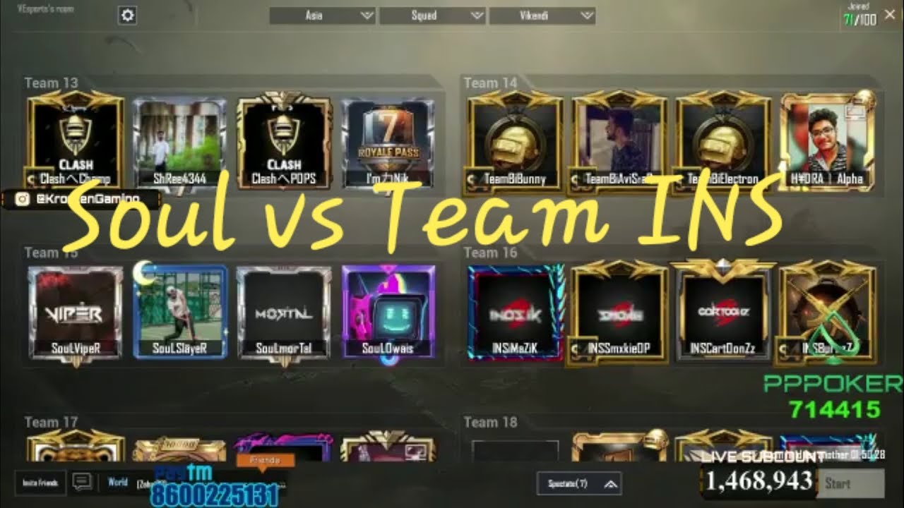 Last zone Nimo-TV streamers battle week 4 |DAY 1 soul vs Team ins