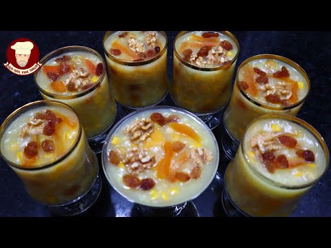 GLÜTENSİZ AŞURE TARİFİ HARİKA BİR ESER (Gluten Free Noah&rsquo;s Ark Pudding Recipe)