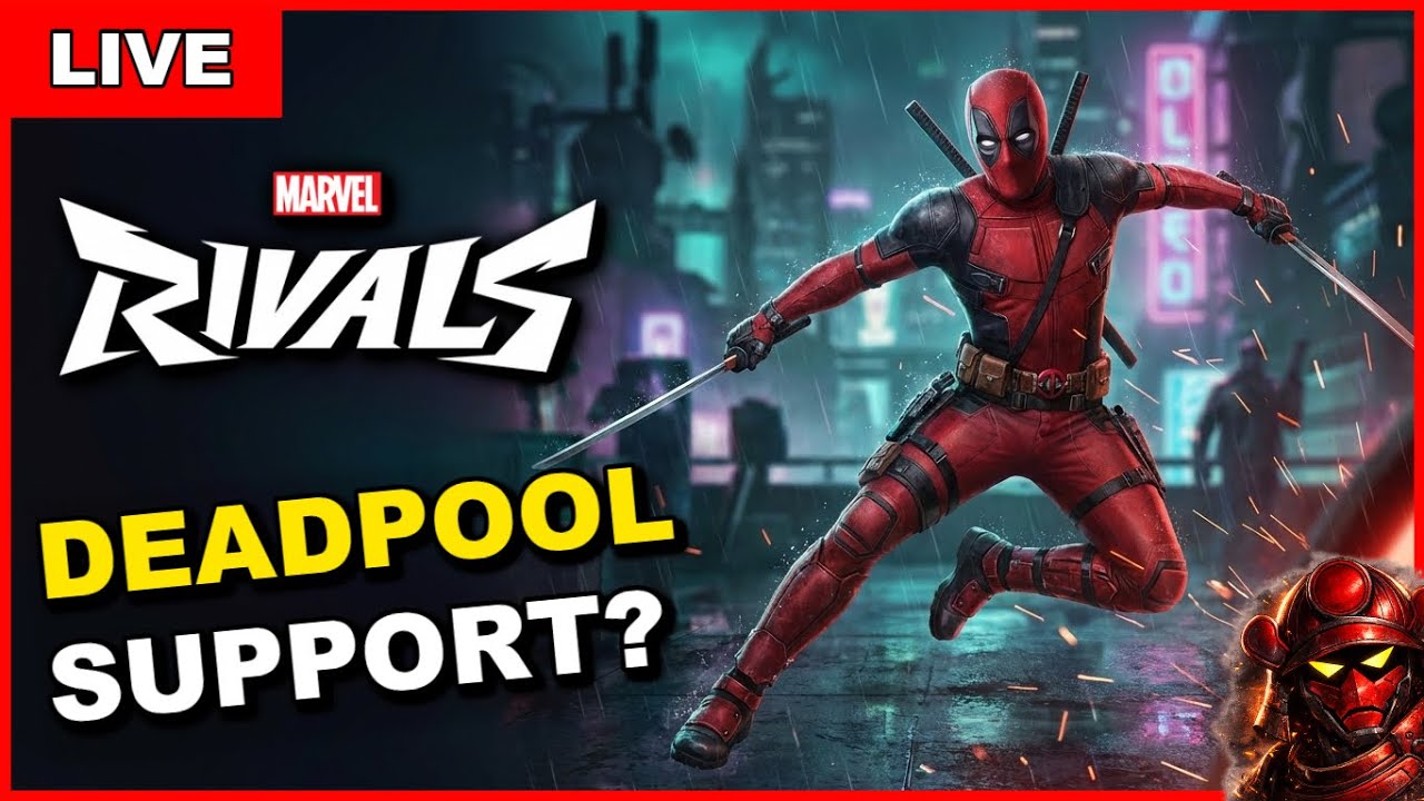 🔴LIVE: Marvel Rivals — Deadpool Strategist Support (Duo/Trio Unranked ...