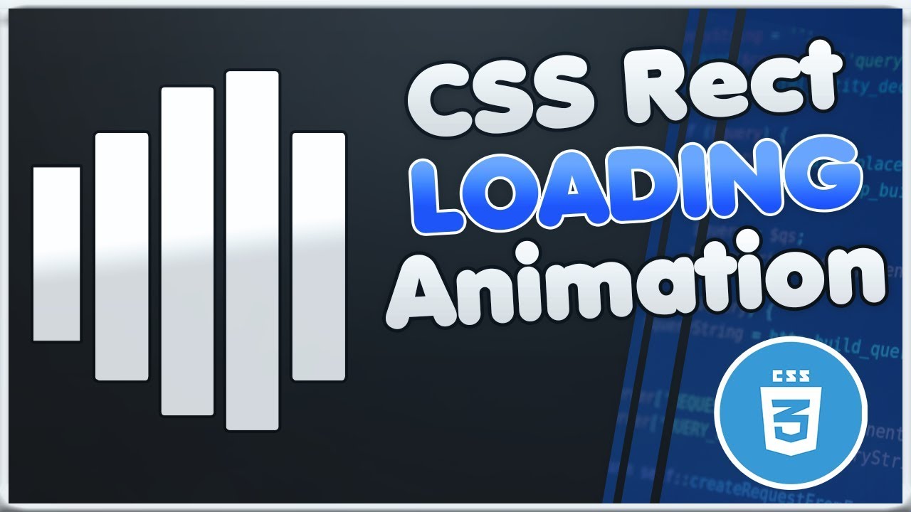 [CSS] Rect Loading Animation !EASY! | CSS Loading Animation Tutorial ...