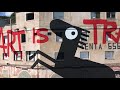 Mural - Caballo Negro en Mahón – urban art clip, street art video Barcelone, street artist Barcelone