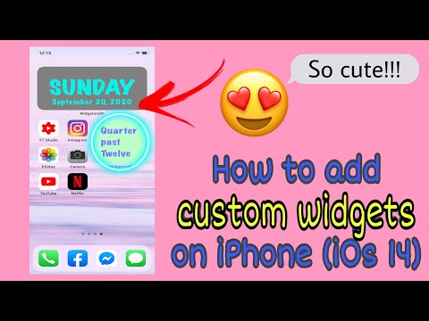 How to add custom Widgets on iPhone with iOs14 | iPhone XR widgets